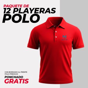 Pack 12 - Playera Tipo Polo Premium