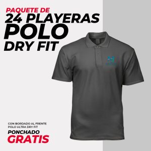 Pack 24 - Playera Tipo Polo Dry Fit
